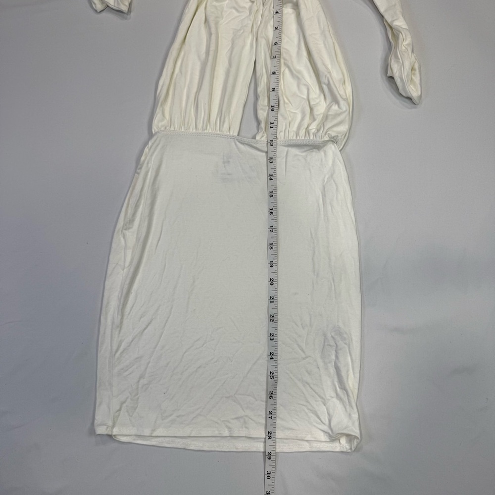 ASOS White Backless Halter Dress - Picture 6 of 6